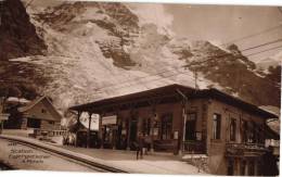 3 Cpa Station Wengernalp, Station Eigergletscher, Locomotive Brunig - Enge