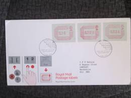 GB FDC FRAMA COVER 1984 - Macchine Per Obliterare (EMA)