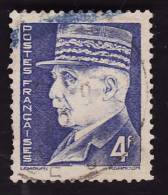 FRANCE  1942  -  Y&T  522  -   Pétain, Type Lemagny, 4F Outremer  - Oblitéré - 1941-42 Pétain