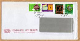 Enveloppe Lang & Cie Reiden - Storia Postale