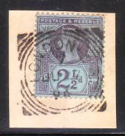 Great Britain 1887-92 Queen Victoria Jubilee Issue 2 1/2p Used - Used Stamps