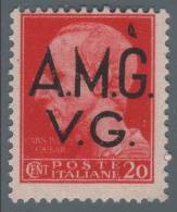 Venezia Giulia - Amministrazione Anglo-Americana - 20 C. Carminio (n° 529) Serie Imperiale - 1945/47 - Nuovi