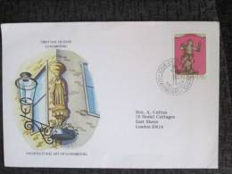 LUXEMBOURG FDC ARCHITECTURAL ART - FDC