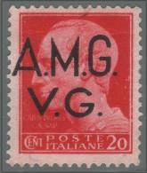Venezia Giulia - Amministrazione Anglo-Americana - 20 C. Carminio (n° 529) Serie Imperiale - 1945/47 - Nuovi