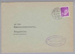 Heimat BE Jegenstorf 1941-02-28 Portofreiheit-Brief Gr#315 Bezirksspital Jegenstorf - Vrijstelling Van Portkosten