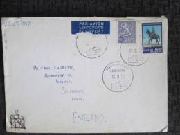 FINLAND TO UK COVER - Storia Postale