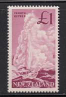 New Zealand MNH Scott #352 1pd Pohutu Geyser - Unused Stamps