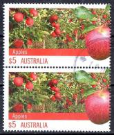 Australia 2012 Farming $5 Apples Used Pair - Oblitérés