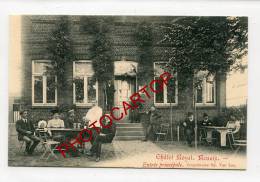 Cafe CHALET ROYAL-Ed.VAN LOO-ANIMATION-Champagne-RENAIX-RONSE-Periode Guerre 14-18-1WK-BELGIEN-BELGIQUE- - Ronse