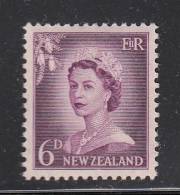 New Zealand MH Scott #311 6p Queen Elizabeth II - Nuevos