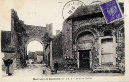 Dépt 28 - MONTIGNY-LE-GANNELON - La Porte Roland - Animée - Montigny-le-Gannelon