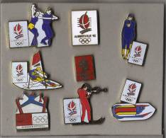 LOT DE  8 PIN'S  Alberville 92, Sport  Et Logo. - Jeux Olympiques