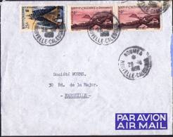 1958  Lettre Avion  Pour La France Hutte De Chef 25 Fr Yv 277, Sana De Ducos 0,50 X 2  Yv 262 - Storia Postale