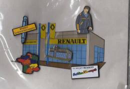 LOT DE  5 PIN'S  Garage Renault. - Renault