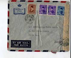 Egypte Lettre Censure Militaire - Posta Aerea