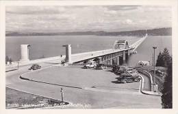 Washington Seattle Lake Washington Bridge Real Photo RPPC - Seattle