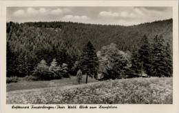 AK Finsterbergen, Blick Vom Hainfelsen, Gel, 1956 - Friedrichroda