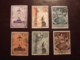 VATICANO 1967 VARI  USATO - Airmail