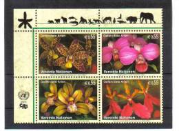 ONU1108 UNO WIEN  2005  MICHL 435/38 VIERERBLOCK GEFÄHRTERTE ARTEN ** POSTFRISCH - Unused Stamps