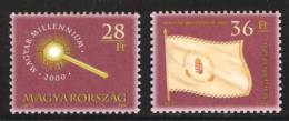 HUNGARY - 2001. Hungarian Millennium / Flag And Coronation Scepter MNH!! Mi 4579 II,4657. - Unused Stamps