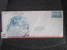 USA AIRMAIL TO JAPAN 1947 FIRST FLIGHT NORTWEST ORIENT SERVICE - 2c. 1941-1960 Lettres