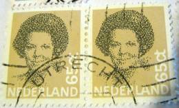 Netherlands 1981 Queen Beatrix 65c X2 - Used - Gebraucht