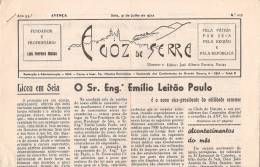 Seia - Jornal "A Voz Da Serra" Nº 1113 De 31 De Julho De 1972. Guarda (2 Scans) - Magazines