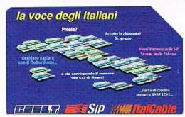TELECOM ITALIA  (SIP)  OMAGGIO PRIVATE - C&C  3206 - CSELT -  USATA (RIF. CP) - Privées - Hommages