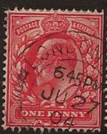 GB 1902 1d Scarlet KEVII SG 219 U RV2015 - Unclassified