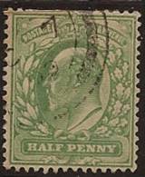 GB 1902 1/2d Green KE VII SG 218 U RV2122 - Ohne Zuordnung