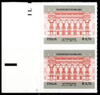 ITALIA / ITALY 2013** - Politecnico Di Milano - Coppia MNH Come Da Scansione - 2011-20: Mint/hinged