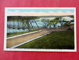 St Cloud MN  Jefferson Highway & River Bridge   Not Mailed       Ref 951 - Other & Unclassified