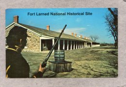 39272    Stati  Uniti,  Fort  Larned - Larned -Kansas  -  Enlisted Men"s Barracks,  VGSB  1982 - Autres & Non Classés