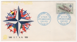 OTAN FDC 1959 - OTAN