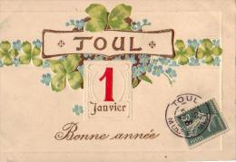 Toul  54   Souvenir  1 Er Janvier  Bonne  Année - Toul