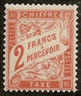 FRANCIA 1893/935 - Yvert #41 - MLH * (Taxas) - Sonstige & Ohne Zuordnung