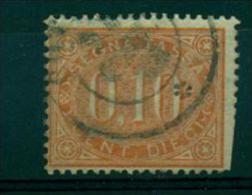 REGNO 1869 SEGNATASSE 10 C. BRUNO ARANCIO - Strafport