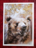 Brown Bear By A. Isakov - Ursus Arctos - Animals - 1989 - Russia - USSR - Unused - Bears