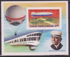 MAURITANIE  EPREUVE/PROOF ESPACE ZEPPELINS  YVERT N° BF15  Réf 3661 - Zeppelines