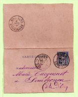 Sage 1 5 C   Carte-lettre - Yvert  90 CL1 - Standard Covers & Stamped On Demand (before 1995)