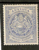 ANTIGUA 1908-1917 2½d BLUE SG 46a MOUNTED MINT Cat £38 - 1858-1960 Colonia Británica