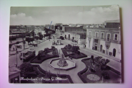 MANFREDONIA  PIAZZA MARCONI   BENZINA OIL ESSO AGIP      -   FOGGIA   PUGLIA   VIAGGIATA  COME DA FOTO - Manfredonia