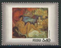Poland Polska Polen 1971 Mi 2114 YT 1961 SG 2096 ** Leon Chwistek (1884-1944) : Reclining Nude / Akt / Nu - Desnudos