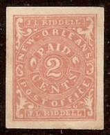 USA 1861 (Estados Confederados - New Orleans) - Yvert #2 - Mint No Gum (*) - 1861-65 Stati Confederati