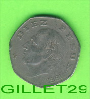 COINS, MEXICO -  10, DIEZ  PESOS, 1981  - ESTADOS UNIDOS MEXICANOS - - México