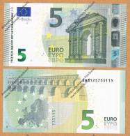 Italia 2013 Nuova Banconota 5 EURO - S002C5 -Emessa 2 Maggio 2013 FDC  Nuova** Integra Mai Circolata - Other & Unclassified