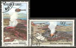 Djibouti 1979 Mi# 243-244 Used - Ardoukoba Volcano - Vulkanen