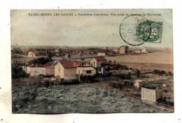 Le Blanc Mesnil Les Sables Vers 1900 Vue Couleur Prise De L'avenue De L'Econome Avec Panorama Sud Est - Le Blanc-Mesnil