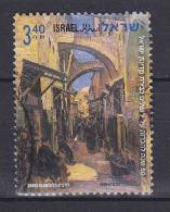 Israel 1999 Mi. 1536      3.40 NIS Via Dolorosa Strasse Im Alten Jerusalem, Gemälde Painting Von Ludwig Blum - Gebraucht (ohne Tabs)