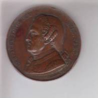 Carl. Alex. Loth. Dux - Belg. Praef.  - Médaille De Jehotte - Gratitudine Publica - Anno 1848 - Profesionales / De Sociedad